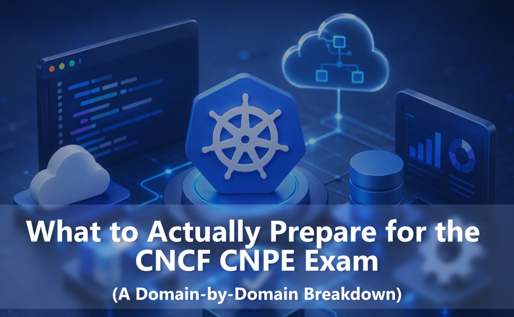 Cover image for article on What to Actually Prepare for the CNCF CNPE Exam (A Domain-by-Domain Breakdown)